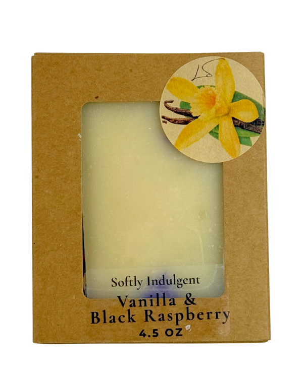 Vanilla & Black Raspberry Soap Bar – Lavender Silk Farm
