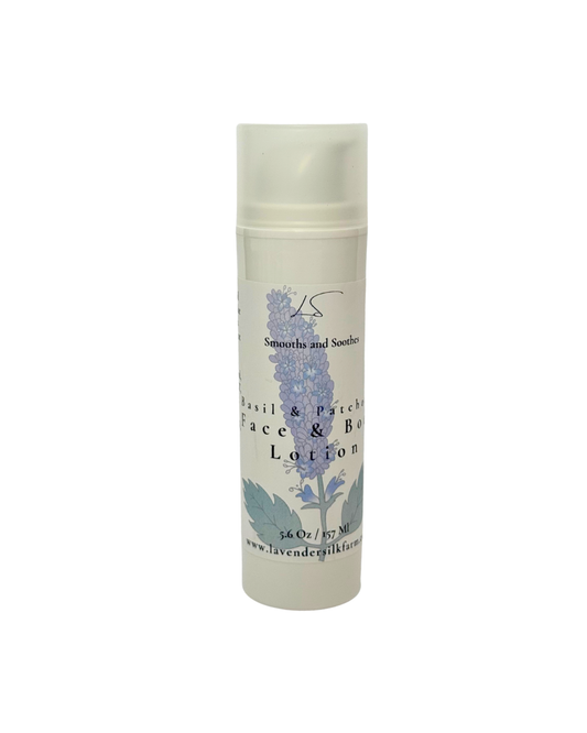 Basil & Patchouli Face & Body Lotion